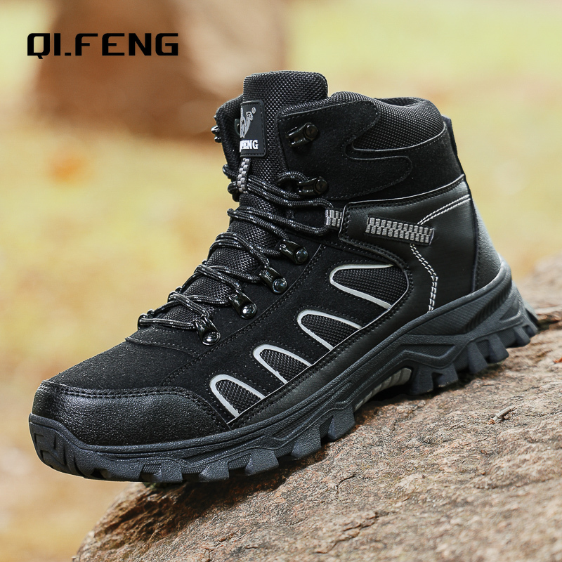 Waterproof Winter Boot - Novo masculino botas de cano alto