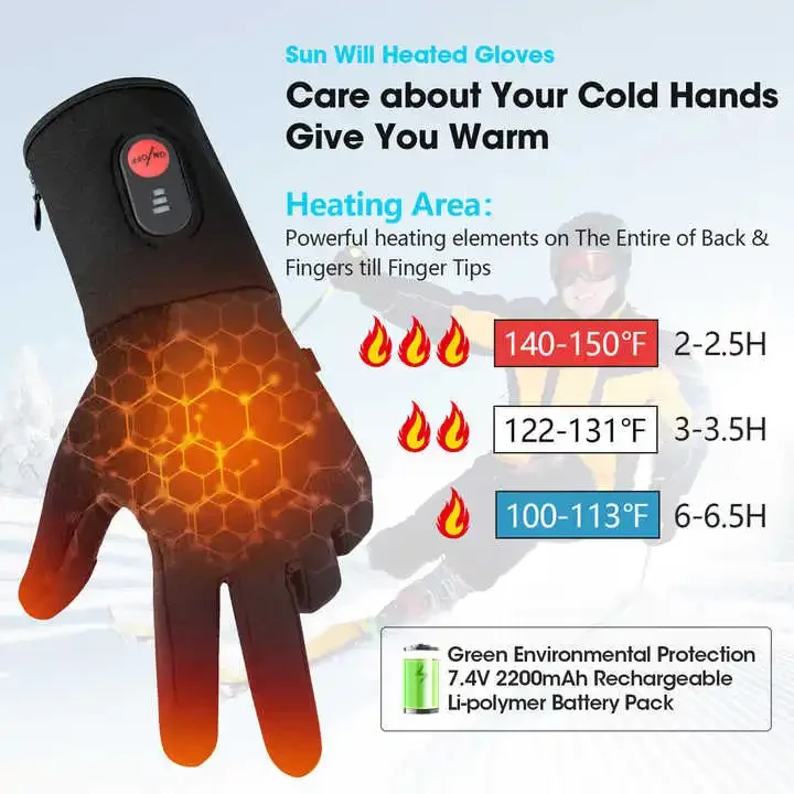 Luvas Aquecidas com Tela Sensí - Touch Screen Gloves avaliação e preço
