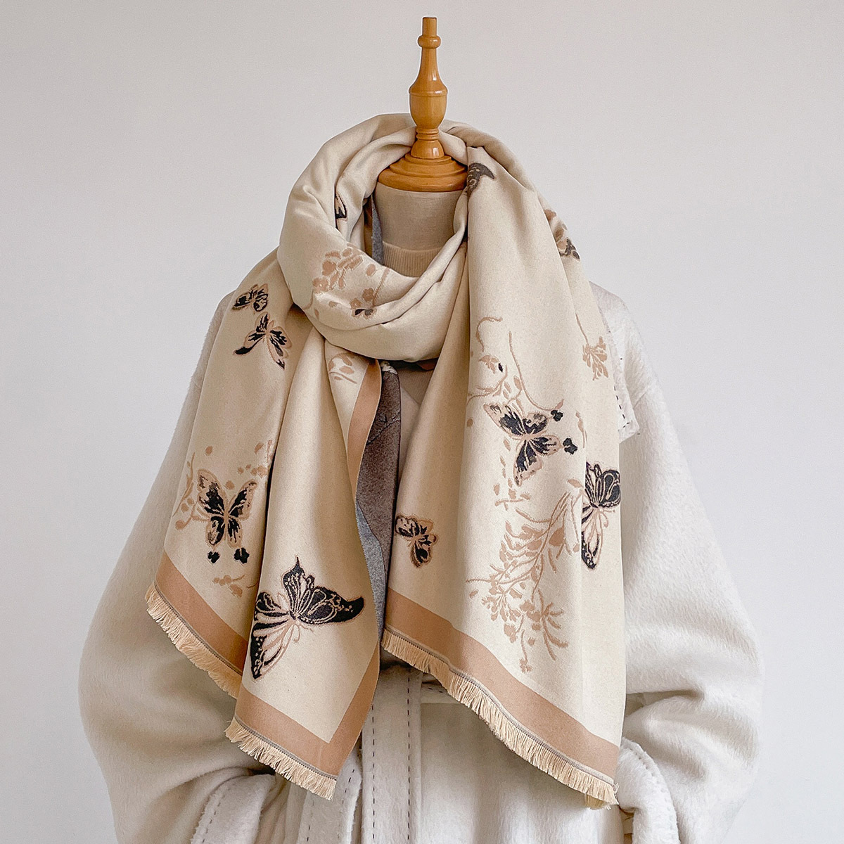 Cachecol Feminino de Imitação  - Cashmere Pashmina Wrap avaliação e preço