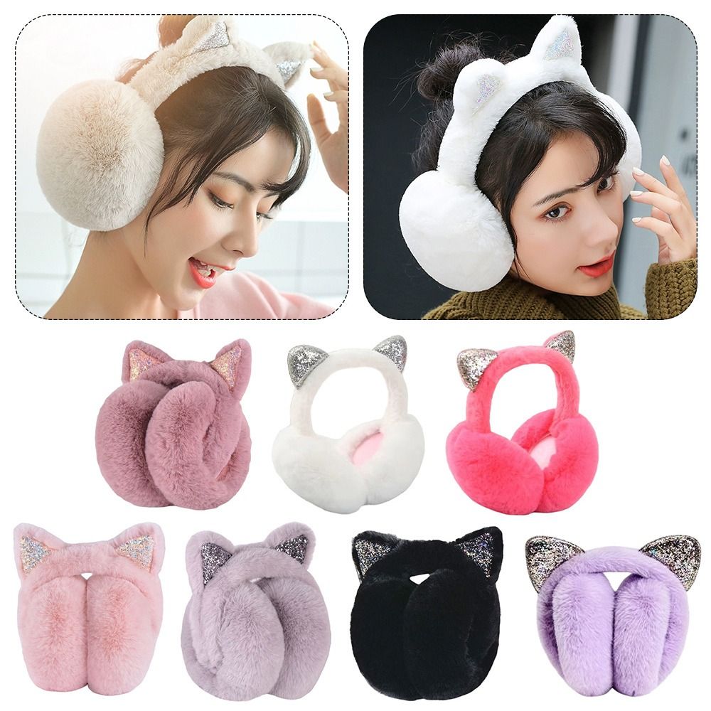 Bonito coelho design animal or - Earmuffs Foldable avaliação e preço