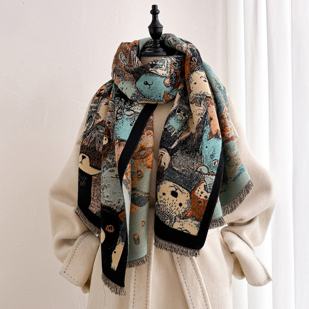 Cachecol Feminino de Imitação  - Cashmere Pashmina Wrap avaliação e preço