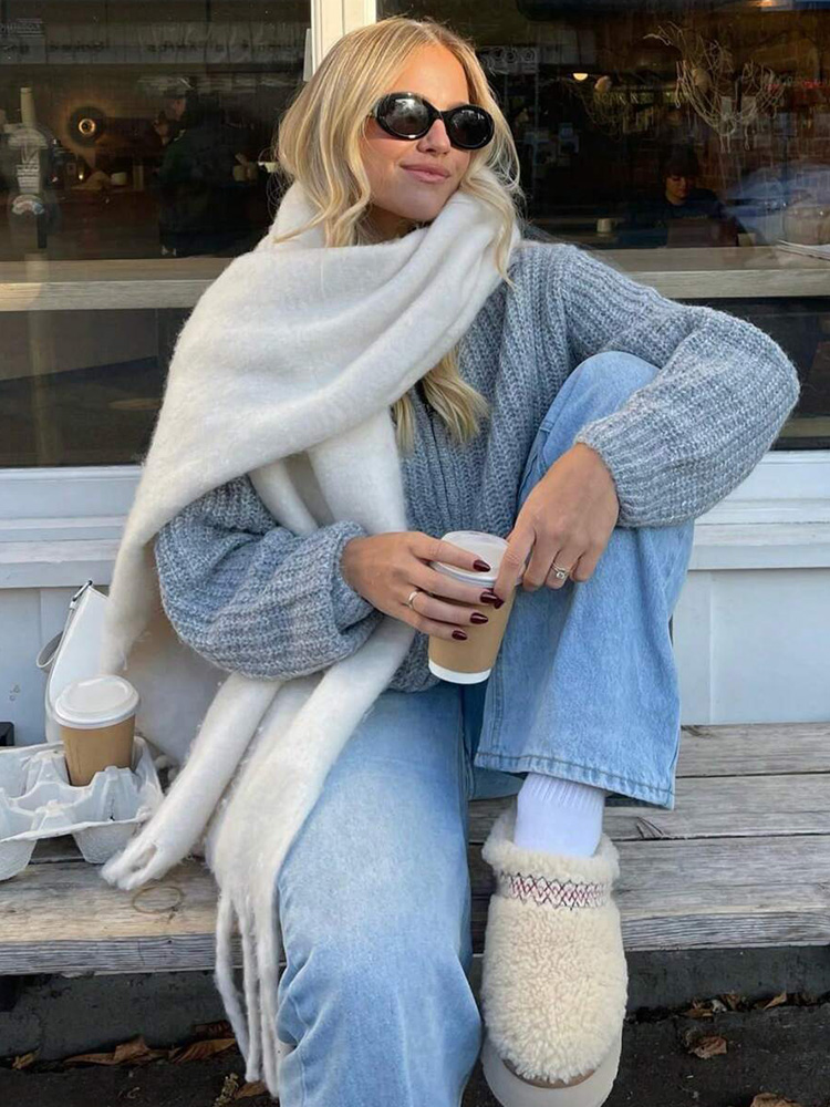 Lenço de inverno de luxo para  - Cashmere Pashmina Wrap avaliação e preço