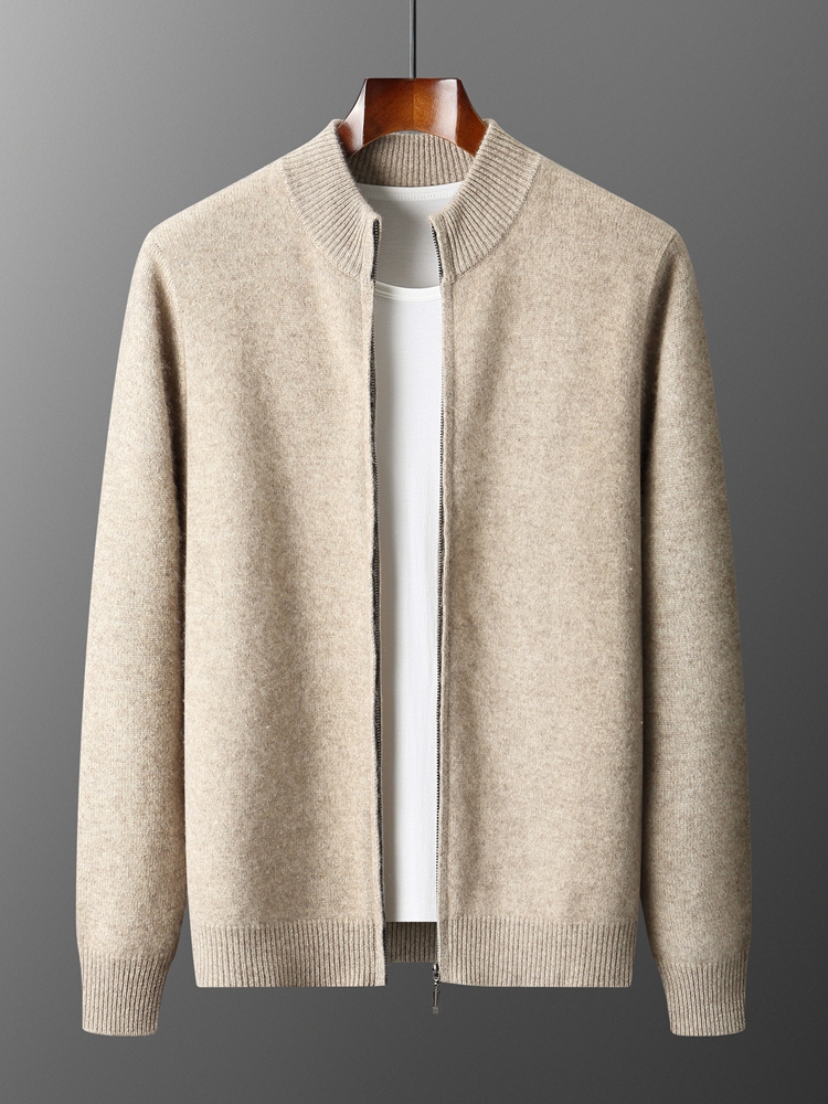 100% Merino Wool Men's Knitwea - Wool Coat Peacoat avaliação e preço