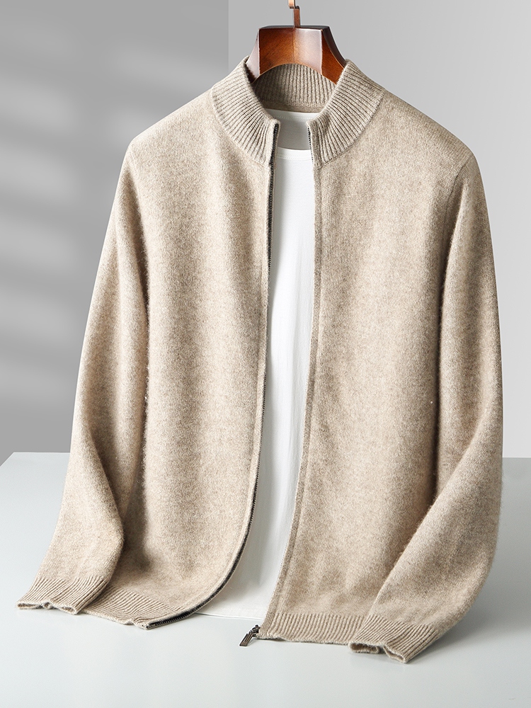 100% Merino Wool Men's Knitwea - Wool Coat Peacoat avaliação e preço