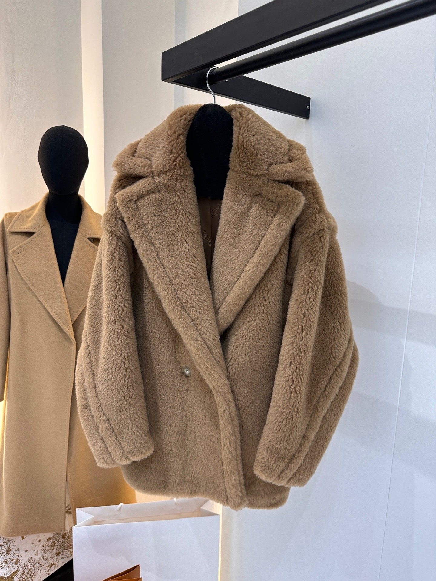 Casaco Max Short Teddy Bear 62 - Wool Coat Peacoat avaliação e preço