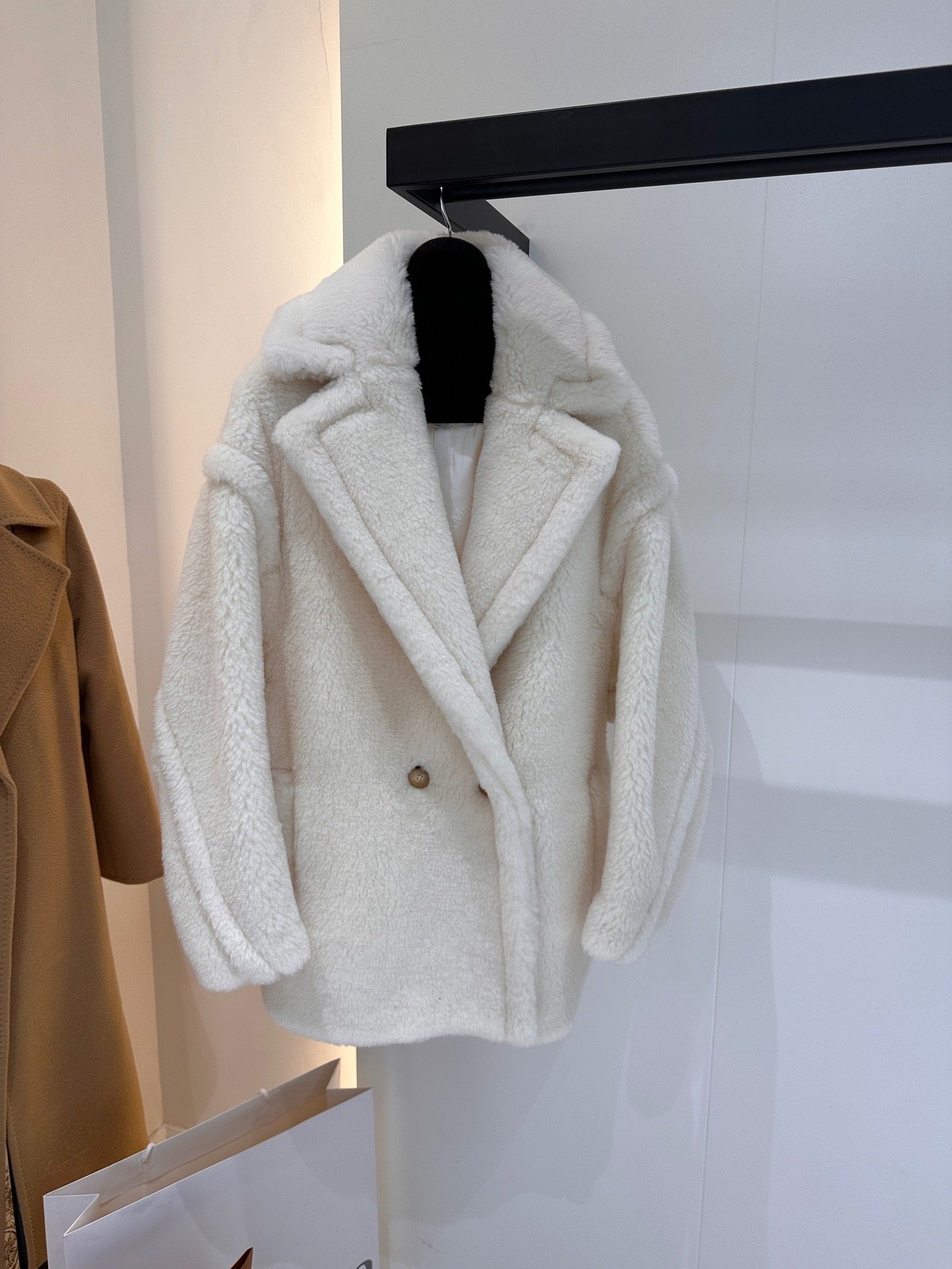 Casaco Max Short Teddy Bear 62 - Wool Coat Peacoat avaliação e preço