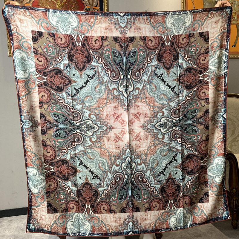 Novo Cachecol de Luxo 30% Seda - Shawl Wrap Winter avaliação e preço
