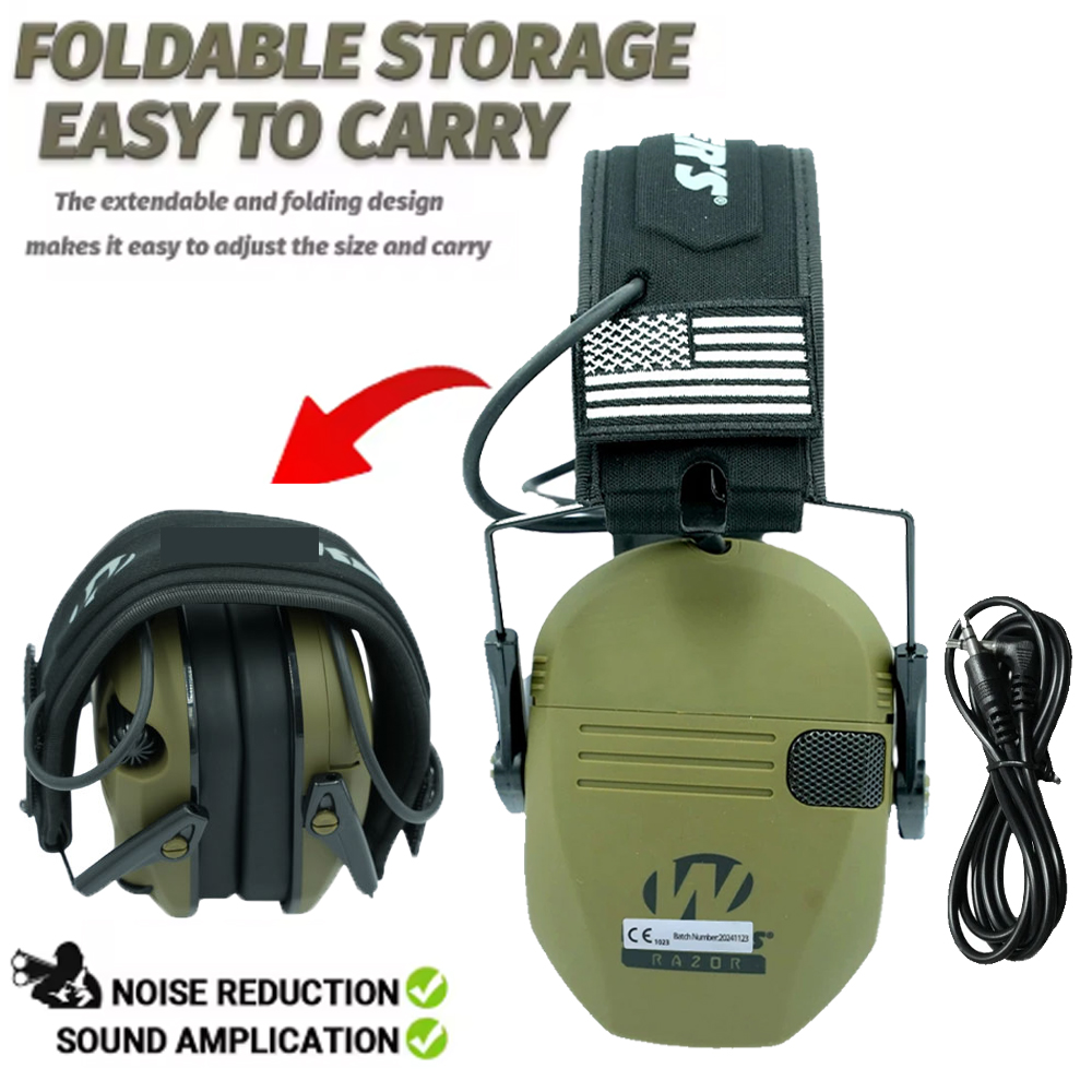 Protetor auricular, protetor a - Earmuffs Foldable avaliação e preço