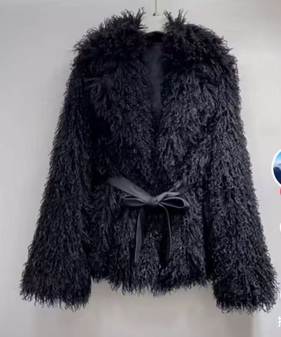 Casacos de pele femininos outo - Wool Coat Peacoat avaliação e preço