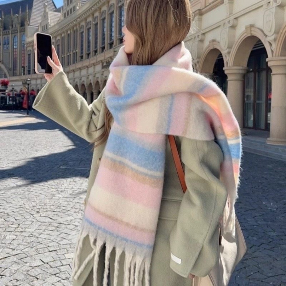 Cachecol Elegante de Lã Mohair - Wool Scarf Men avaliação e preço