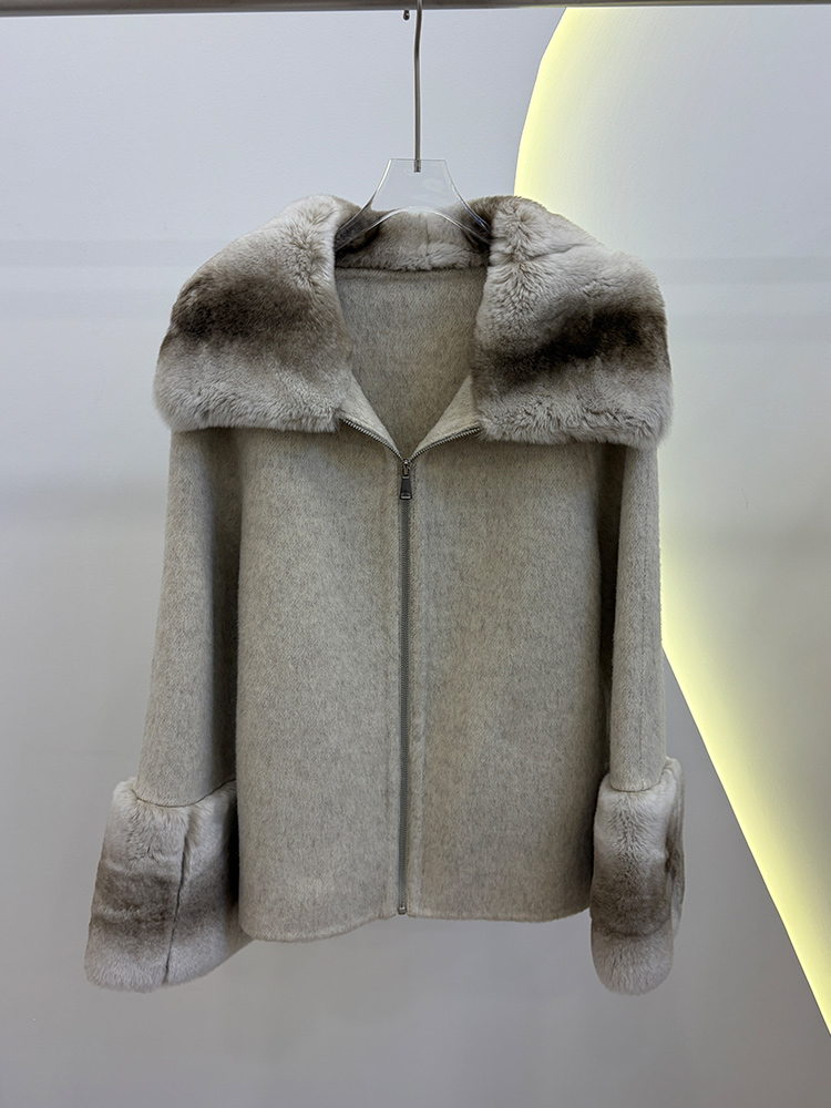 Casaco Feminino de Inverno 202 - Wool Coat Peacoat avaliação e preço