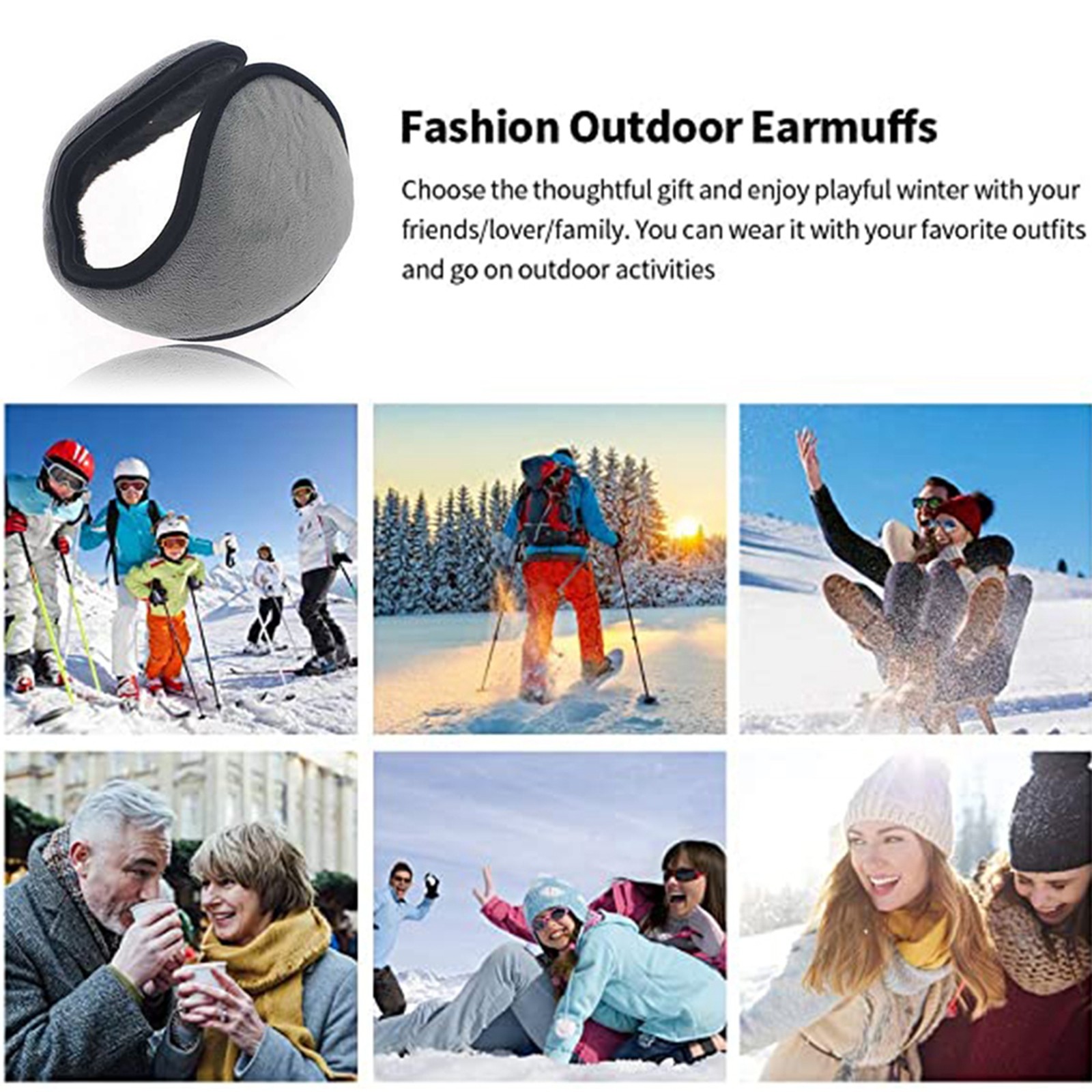 Protetores de Orelha de Invern - Earmuffs Foldable avaliação e preço