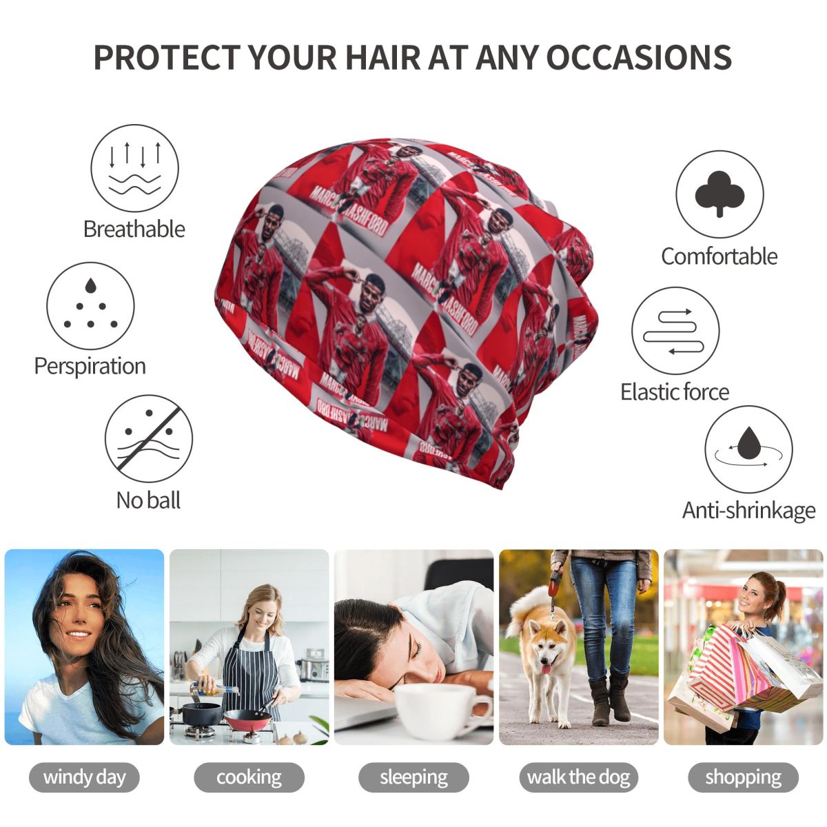 Bandana para Celebração de Gol - Knit Beanie Hat Warm avaliação e preço